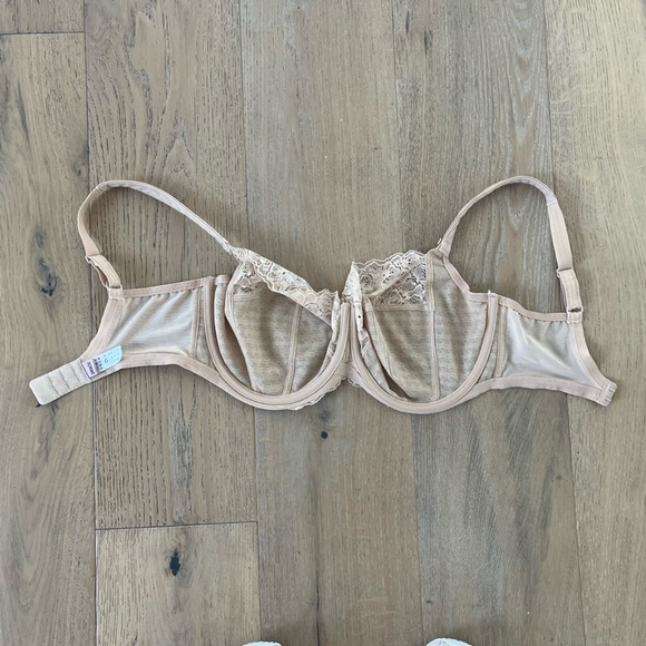 Panache Envy 36G Women Unlined Lace Bra Nude - Picture 5 of 9